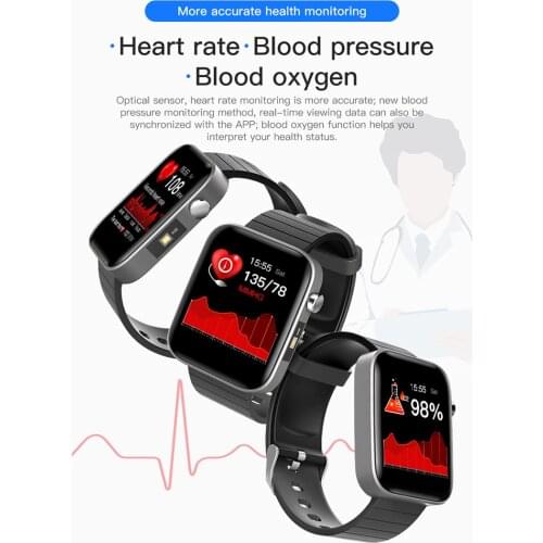 T68 Men Sport Bluetooth 5.0 Blood Oxygen Smartwatch Smart Watch Wristband