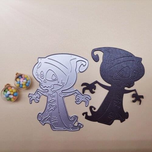 New Metal Cutting Dies Scrapbooking Halloween Skeleton Man DIY Album Paper Card Craft Embossing stencil Dies 62*82mm