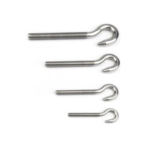 WHOLESALE!!!M4 M5 M6 M8 M10 304 Stainless Steel Lifting Eye Bolts Hook Screws Bolts