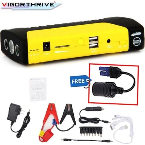 Starting Device Mini Emergency 12V Car Jump Starter Power Bank Portable Petrol Diesel Car Charger For Car Battery Booster 600A