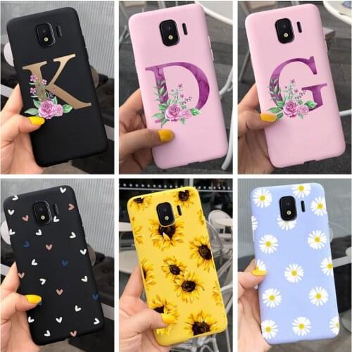 Silicone Case For Samsung Galaxy J2 Core 2018 Phone Case 52 Letters Soft Matte Back Cover For Samsung J2 Core 2020 J 2 J260F