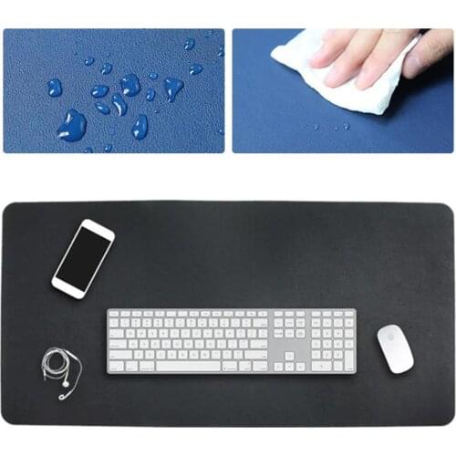 1200x500cm Big Size Both Sides Two Colors PU Leather Waterproof XXL Keyboard Mouse Pad Large Office Gaming Desk Mat Anti-Slip