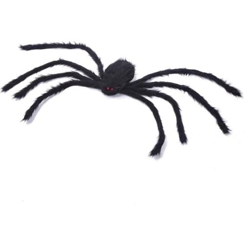 2 Colors Great Halloween Themed Costumes Candy Bags Practical Spider Plush Toy Vivid for Party