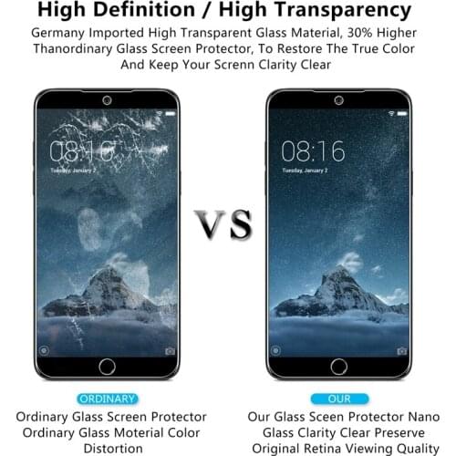 2pcs For Meizu 15 Lite Premium 2.5D 0.26mm Tempered Glass Screen Protector For Meizu 15 Lite Protective Glass
