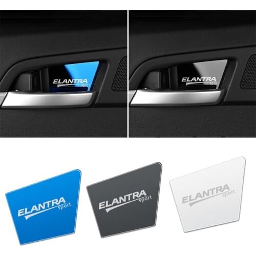 4 pcs Car Inner Door Handle Bowl Cover Trim Fit for Hyundai ELANTRA 2016-2020 Accessorie