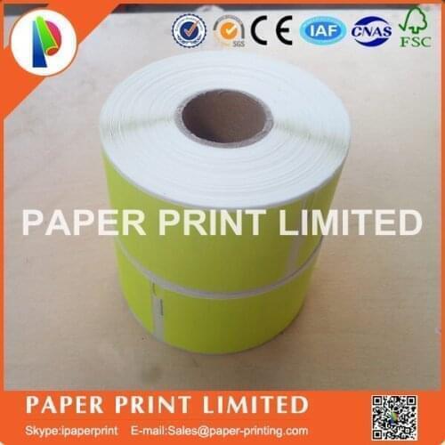 40 Rolls Yellow color Dymo Compatible 99012 Label 36*89mm 260Pcs