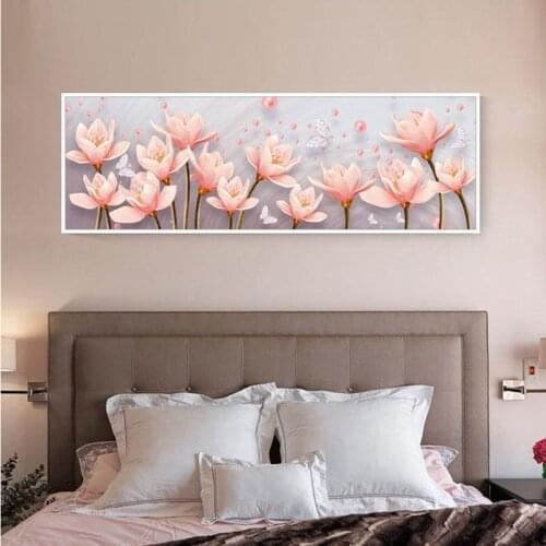 Diy Diamond Embroidery Magnolia 5D Full Square Round Diamond Painting Home Decoration Mosaic Handmade Wedding DecorationsZP-2370