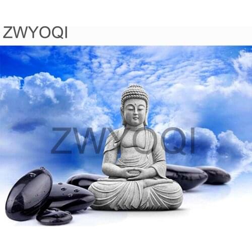 DIY Diamond embroidery BuddhaFull Round Diamond mosaic Buddha religion Full Square Diamond painting Cross stitch Buddha religion