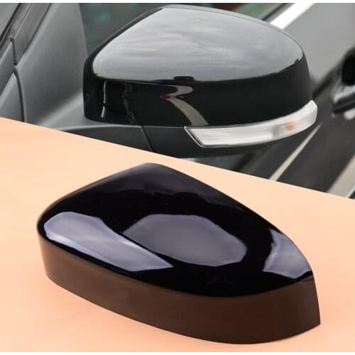 Car Gloss Black Left Side Door Wing Mirror Cover Cap ABS fit for Ford Focus MK3 2012 2013 2014 2015 2016 2017 2018