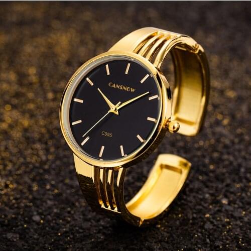 Luxury Lady Watch For Woman Casual Quartz Watches Stainless Steel Dial Casual Bracelet Watch Ladies Gold Black Dress Gifts Clock