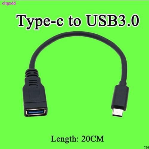 Cltgxdd Type-C OTG Adapter Cable for Samsung S10 S10+ Xiaomi Mi 9 Android MacBook Mouse Gamepad Tablet PC Type C OTG USB Cable
