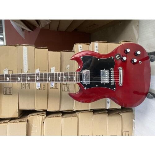 SG G400 Electric Guitar Transparent Red Color Mahogany Guitar Body Lightning Roserood Fingerboard