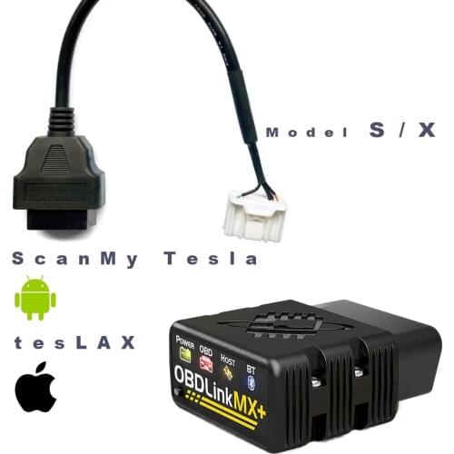 OBDLink MX + OBD2 / EOBD Diagnostic Adapter Interface For Scan My Tesla Model S/X And All Protocols