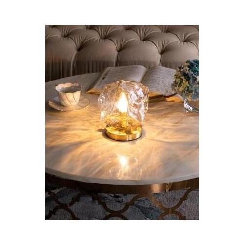 Bedroom small table lamp living room dining table side table simple bedside table lamp model room designer post-modern Nordic