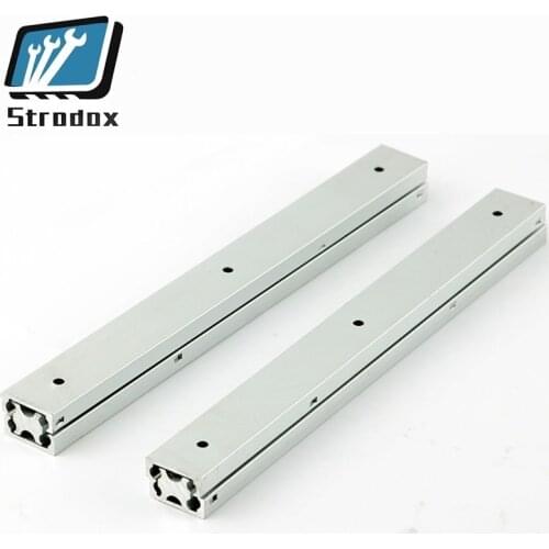 Aluminium Alloy Rail Miter Bar Slider Table Saw Gauge Rod Woodworking Tool Drop Ship slide rail three-section light aluminum cnc