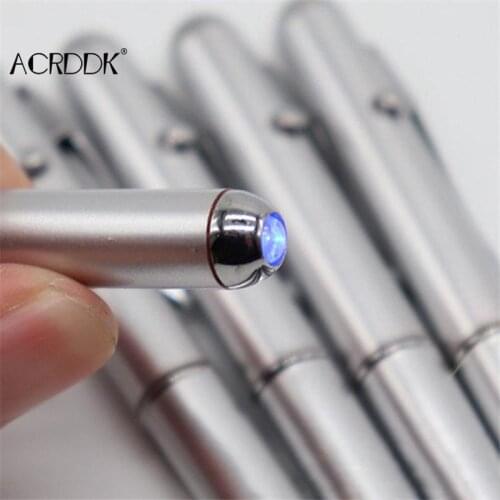 Plastic Material Invisible Ink Pen Ballpoint Pens Office School Supplies With Uv Light Secret Writing Ballpoin Pen FC