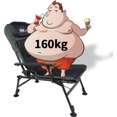 2020 new strong fishing chair portable lying fish chair set Angling Stool Aluminum Alloy Lifting Leg Backrest Adjustment Chair