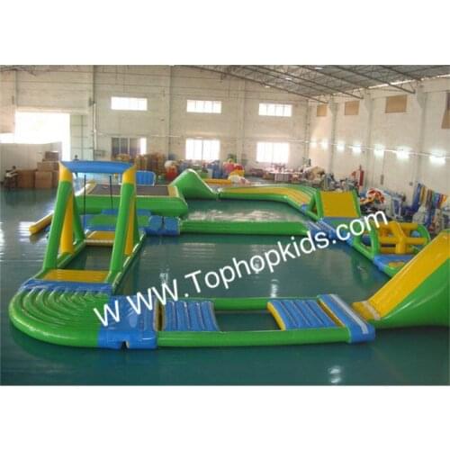 Tophop Excellent quality inflatable water floating park inflatable water floating sports park with factory price
