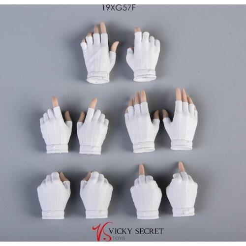 In Stock VSTOYS 1/6 Half Finger Gloves Hand Figure Accessories For 12 Inch PH TBl Female Doll Toys