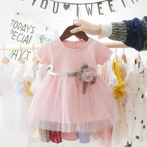 Newborn Baby Girl Dress for Girl 1 Year Birthday Dress Summer New Fashion Cute Princess Baby Dress Infant Clothing Toddler Dress
