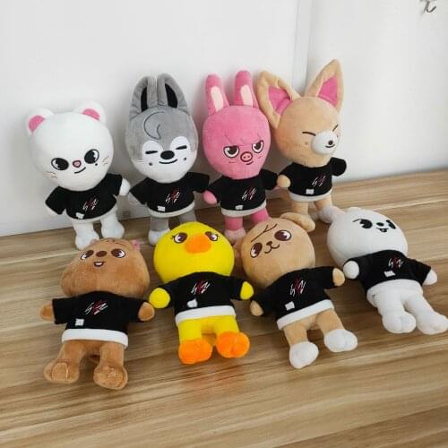 8 pieces/lot Skzoo Plush Toys Stray Kids Cartoon Stuffed Animal Soft Doll For Man Girl Children Birthday Gift