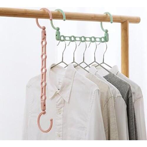 Porous Windproof Drying Rack Rotate Strong Storage Capacity and Durable for Hanging Multiple Clothes Storage Rack