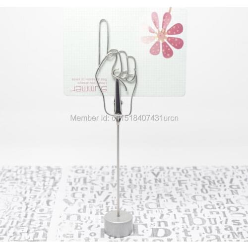 ESS1 GESTURE-ONE MEMO/NOTE CLIP PRACTICAL/CREATIVE STAINLESS HAND-MADE ART CRAFTS WEDDING&BIRTHDAY&HOME&OFFICE&GIFT&PRESENT
