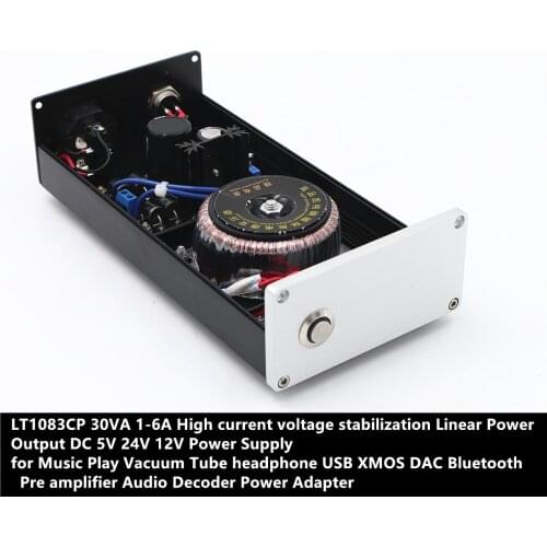 LT1083CP 30VA High current voltage stabilization Linear Power Output DC 5V to 24V 12V Power Supply for DAC Tube Preamplifier
