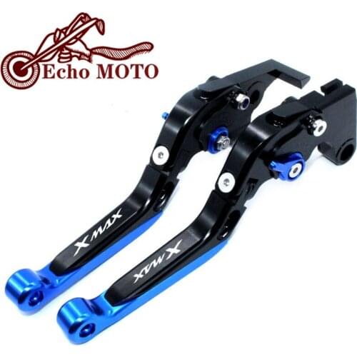 For YAMAHA XMAX 250 XMAX300 XMAX 125 XMAX 400 X-MAX 250 300 400 2017 2018 2019 Scooter Folding Extendable Clutch Brake Levers