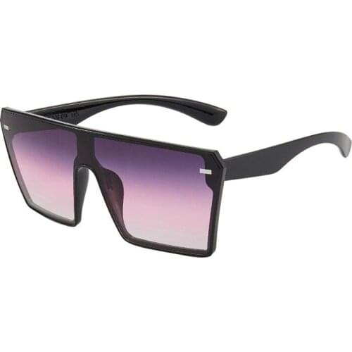 Sunglasses Female Large Square Thick-edged Frame Beach Sun Glasses Driving Eyewear For Women Personality Sunglasses Street Shot