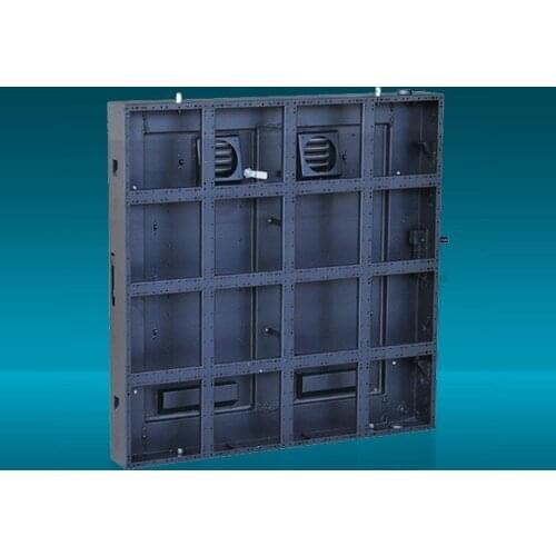 Steel Iron customized cabinet for led sign led screen , rear maintainance access led display cabinet for p4 p8 768mm x 512mm