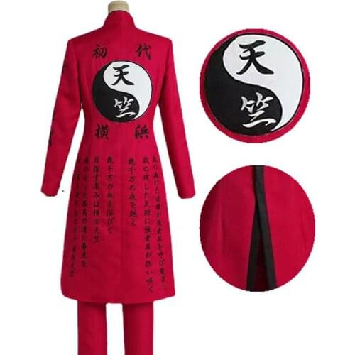 Anime Tokyo Revengers Kurokawa Izana Trench Cosplay Costumes Red Cloak Uniform Full Set Coat Pants Women Men Halloween Party