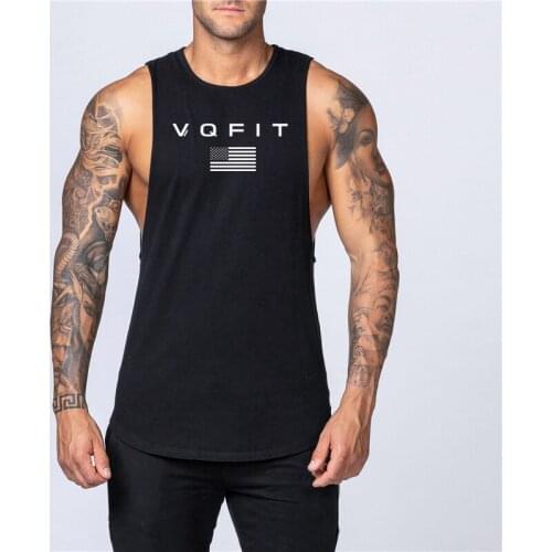Workout Stringer Clothing Vest Bodybuilding Singlets Gym Cotton Fitness Mens Tank Top Muscle Sleeveless Sportswear Undershirt