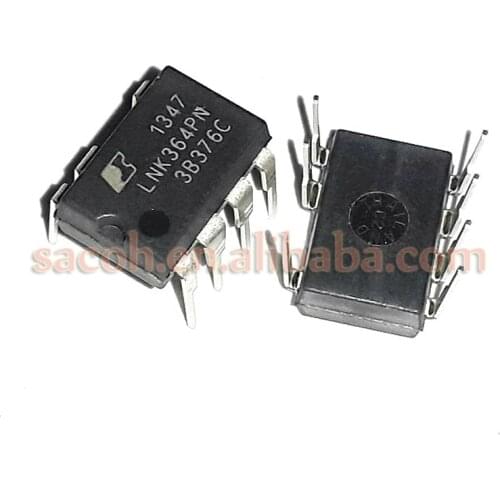 10PCS/lot New OriginaI LNK364PN LNK364 or LNK363PN or LNK362PN DIP-7 Low Power Off-Line Switcher IC