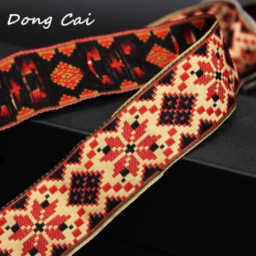 10yards 3cm 5cm embroidered ribbon DIY handmade garment sewing accessories lace ribbon clothing decorating accessory trim ribbon