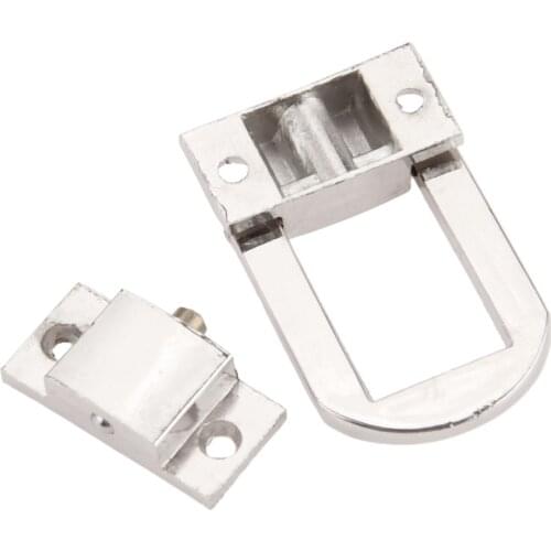 2pcs Antique Hasp Alloy Luggage Wood Boxes Wine Small Square Gift Metal Tool Box Buckle Treasure Chest Hasp and Lock Accessories