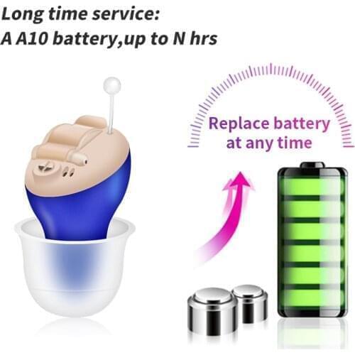 20 channel digit Hearing Aid Mini invisible Fleshcolor Stealth Hearing Amplifier Portable Aids help elderly people