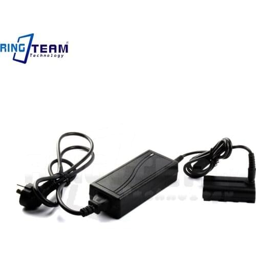 5set 8V 5A high-power Adapter With Indicator Light+F550 Dummy Battery for Nanguan YongNuo Godox Photography LED Light