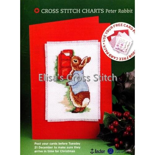 CD288 18ct DIY Invitation Greeting Card Special Popular Full Set CrossStitch Greeting Card Birthday Mailbox