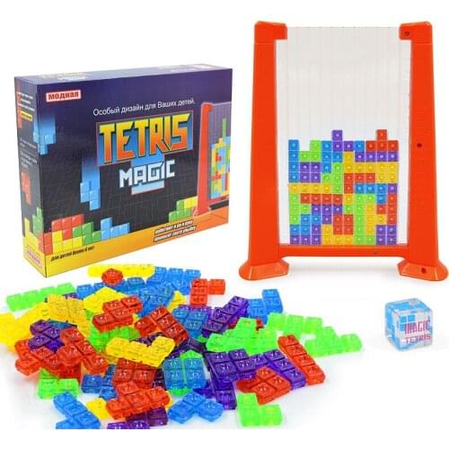 ChildrenS Russian 3D Three-Dimensional Jigsaw Puzzle Three-Dimensional Insert Parent-Child Desktop Multiplayer Game Toy Educati