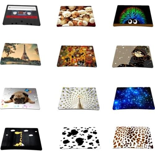 Pug giraffe Starry sky Anti-Slip Mouse Pad Mice Pad Mat Mousepad For Optical Laser Mouse For Laptop Computer Notebook
