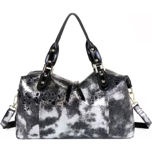 Fashion Women Genuine Leather Handbags Large Capacity Ladies Shoulder Messenger Bags High Quality Female Tote Crossbody Bag New