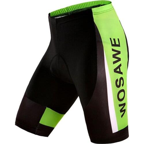 WOSAWE Cycling Shorts Bike Men Ciclismo Bicycle Wear Clothing MTB Gel Padded Cycling Short Cycling Mens Mountain Bike Bib Tights