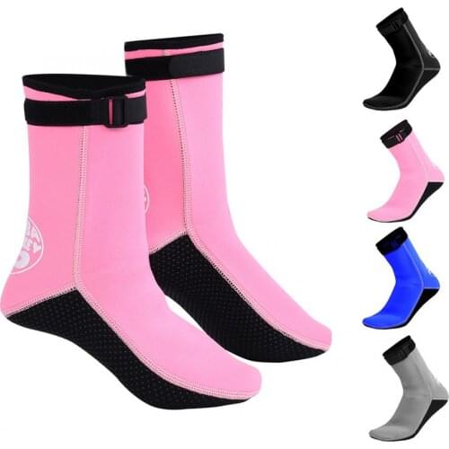 3MM Neoprene Diving Socks Boots Water Shoes Beach Booties Snorkeling Diving Surfing Boots for Men Women Beach Socks