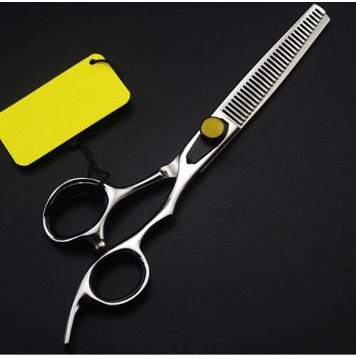 New Top grade professional 6 inch 9cr13 thinning shears barber cut hair scissors set makeup hairdressing scissors Free shipping