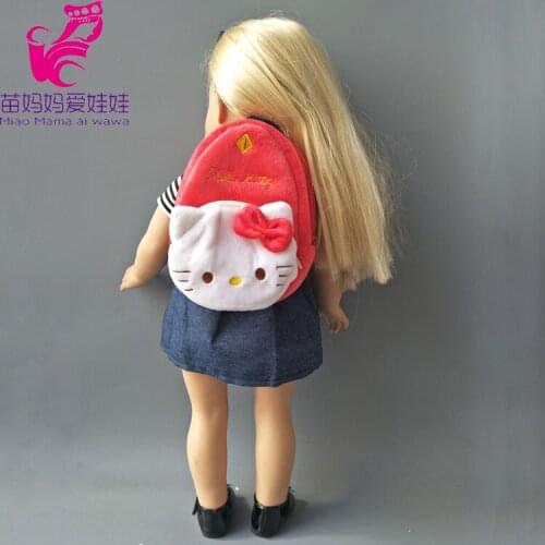 Baby doll bag Plush coin bag backpack for 18" doll bag accessories