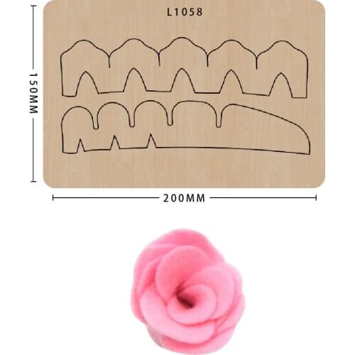 Scrapbooking Cutting Die Wood Die Cutting Diy Flowers Wooden Die Cutting Dies Suitable For Big Shot Machines