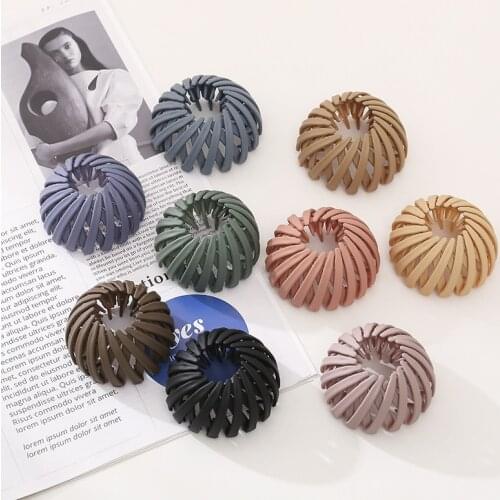 Bun Hairstyle Device Hair Disk Lazy Man Hairpin Birds Nest Hair Circle Curler Ponytail Fixed Artifact Hair Claw Headwear 2021