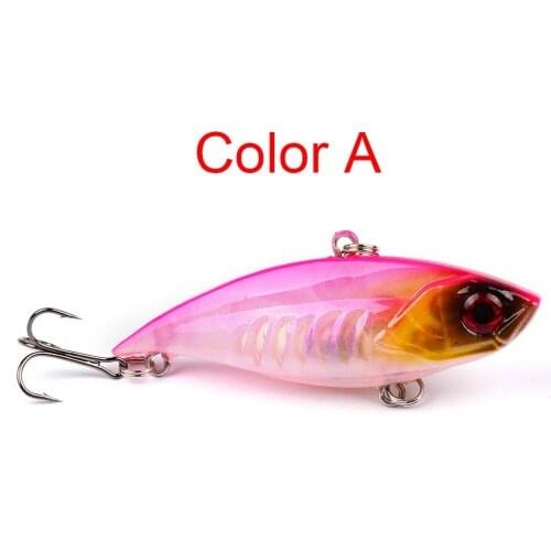 1PCS VIB Pencil Fishing Lures 65mm/ Sinking Wobbler Minnow Pike Hard Bait Artificial freshwater Carp Fishing Accessories 5 color