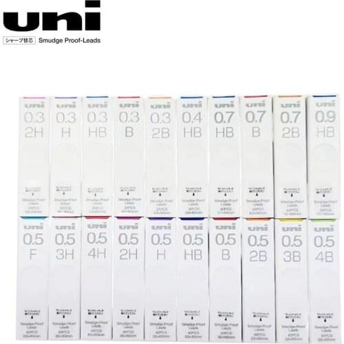 1tube/lot Uni UL-S Mechanical Pencil Led 0.3/0.5/0.7/0.9mm 25/36/40 pcs School Student Office New Product